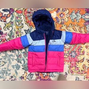 L.L. Bean colorblock puffer Jacket